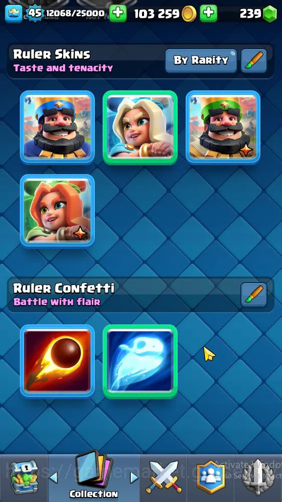 Clash Royale Accounts Midgame Lvl 45|Trophy 8310|KTL 14|Limited Skin|Card 121|9 EVO 8 Champ 21 Legendary 33 Epic,30 Rare,29 20