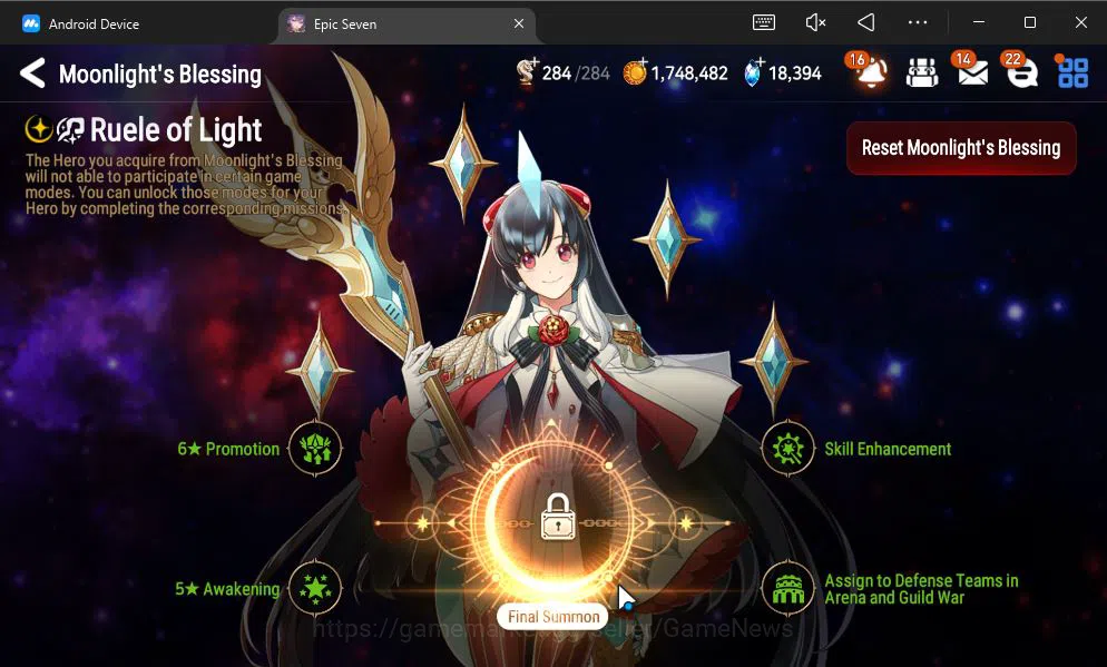 Epic Seven Accounts GLOBAL UNVERIF|New Era|4 ML(TE Kayron, ALaika, RRo image 11