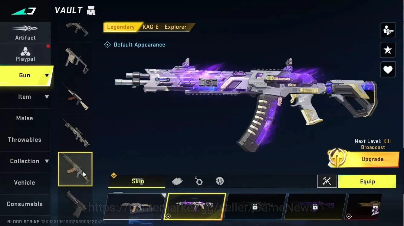 Blood Strike Accounts ASIA|ULTRA Striker ZERO-Agent Zero|Legendary [HK41 image 6