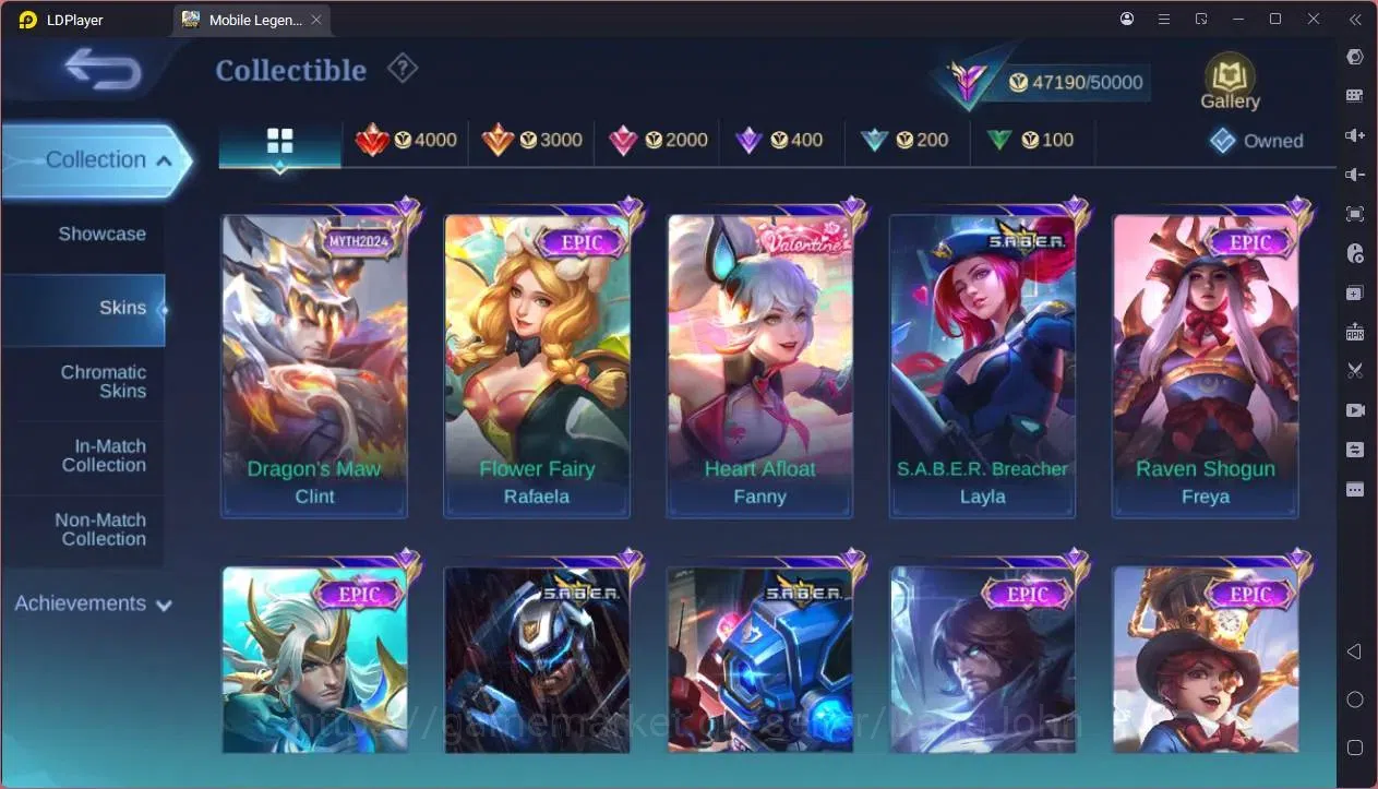 Mobile Legends: Bang Bang Accounts GLOBAL Hero 132 Skin 210|Transformers Roger|KOF Ka image 6