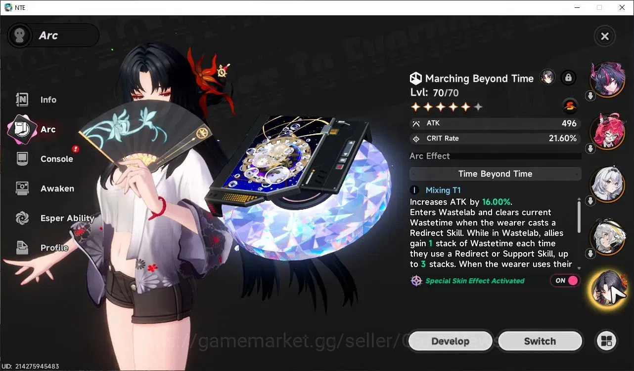 Neverness to Everness Accounts GLOBAL SEA|HL 46|TL 31|11 SSR 4 14