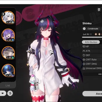 Neverness to Everness Accounts GLOBAL SEA|HL 46|TL 31|11 SSR 4