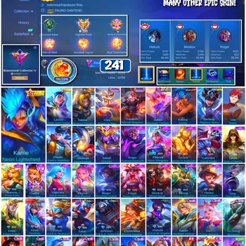 Mobile Legends: Bang Bang Collector #3434 241 Skins | Collector Natalia | KoF Karina | image 1