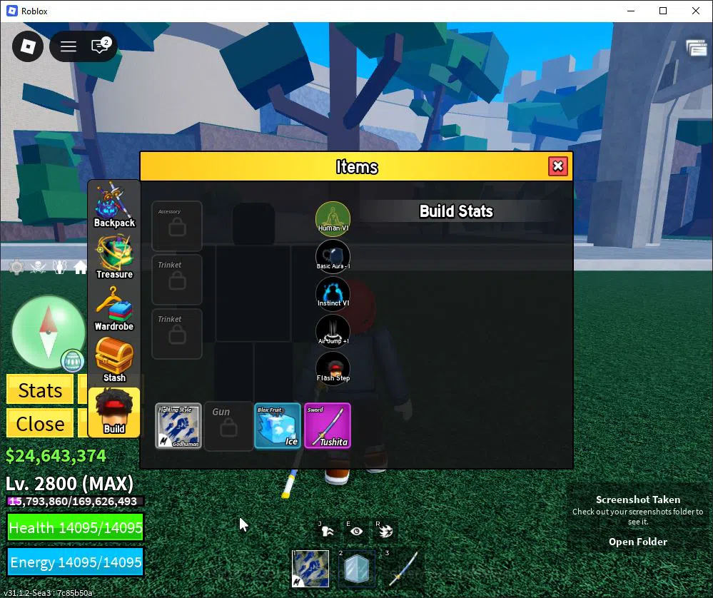 Roblox Accounts Blox Fruit |Lv Max + Ice,GodHuman|24M Beli 45K Frag|2 Myth Weap 4 Legend Fruit |Human V1|Unverif(RBL931) 9
