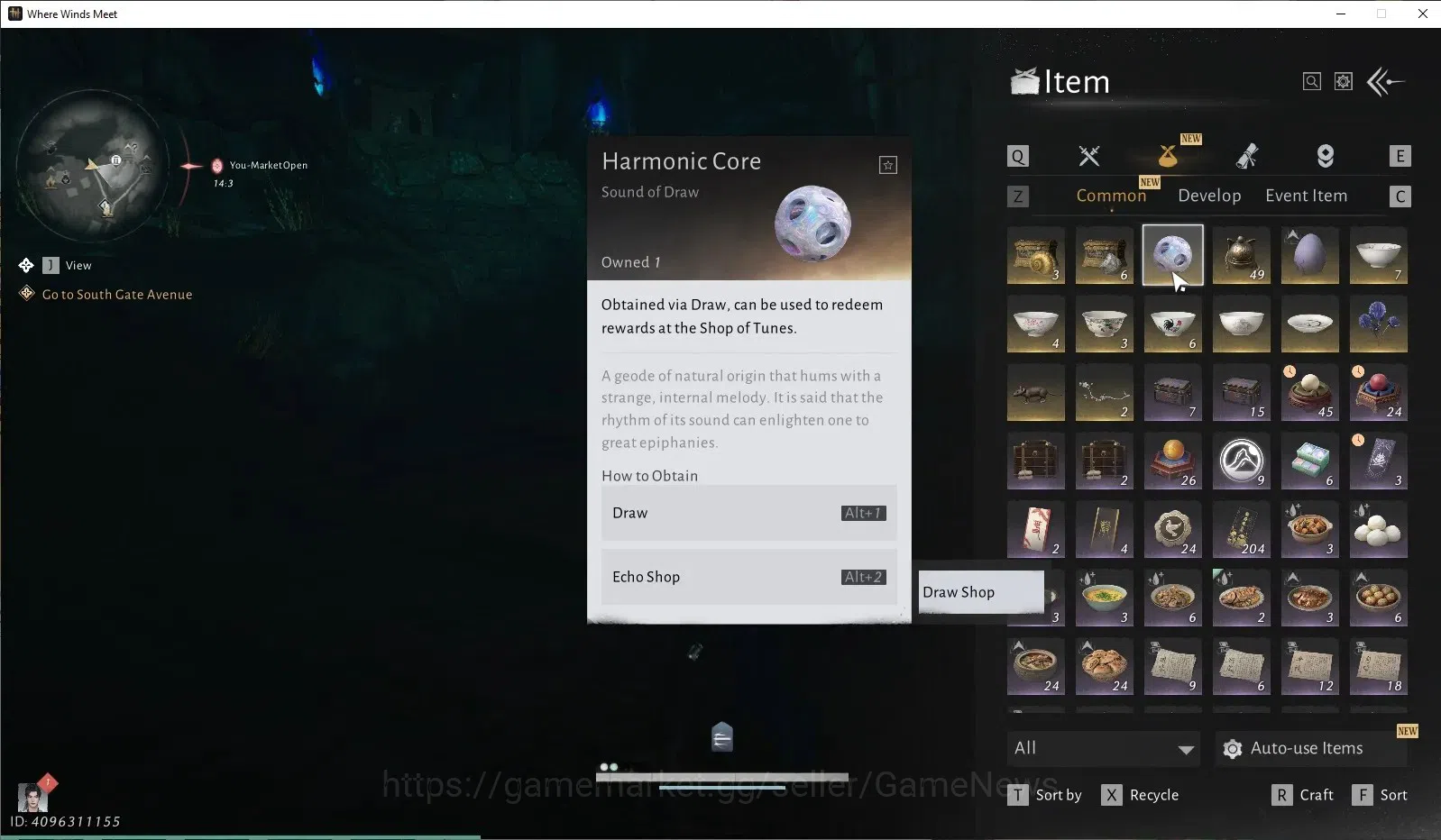 Where Winds Meet Accounts GLOBAL|Lv 84|GS 20K|1 Harmonic Core|Anthem of Ages image 15