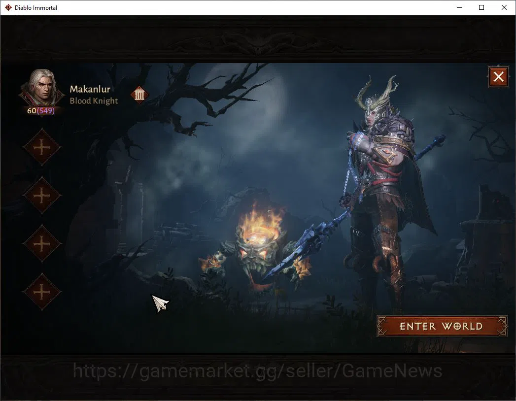Diablo Immortal Accounts SEA-Verathiel|Lv60(549)|Blood Knight|36k CR|Reso 4 image 1