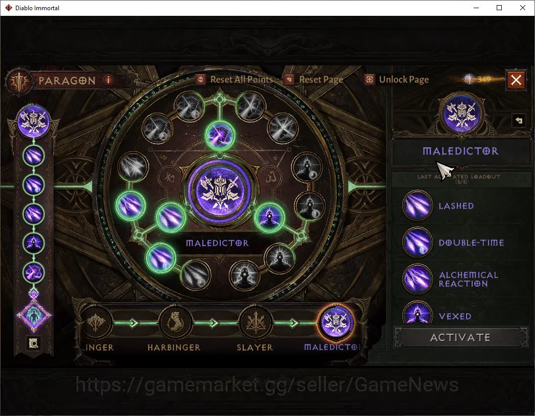 Diablo Immortal Accounts SEA-Verathiel|Lv60(549)|Blood Knight|36k CR|Reso 4 image 10