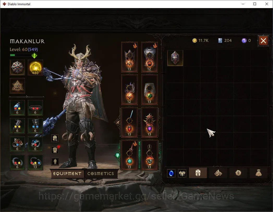 Diablo Immortal Accounts SEA-Verathiel|Lv60(549)|Blood Knight|36k CR|Reso 4 image 6