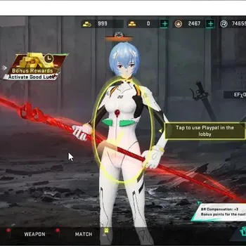 Blood Strike Accounts Collab Skin ASIA|Collab Evangelion Rei,Asuka,QBZ95 EVA-01,Spear Longinus|2 Eternal(Vector