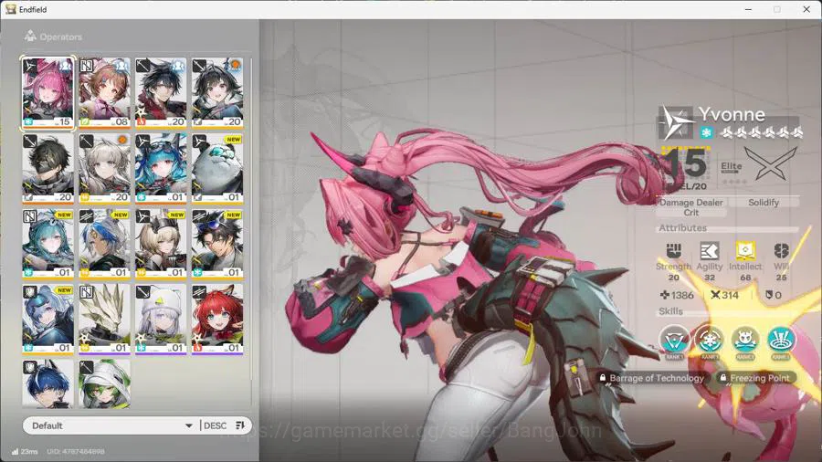 Arknights: Endfield Accounts ASIA | lv 30, Yvonne, Ardelia, lastrite, WP 6s 3,  image 4