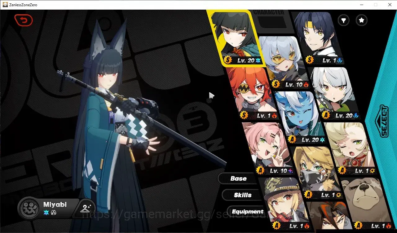 Zenless Zone Zero Accounts ASIA IK 20|Starter S1 Ch1|2 Limited [Miyabi,Haruma image 4