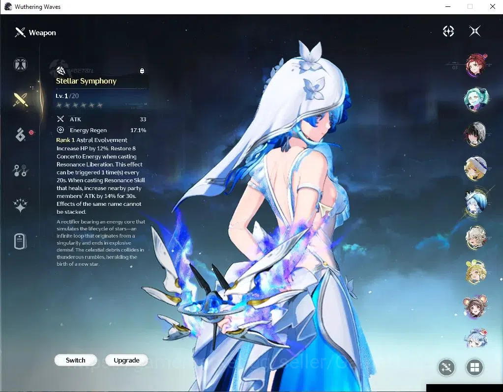 Wuthering Waves Accounts NA| UL 45| 4 Limited| Rebecca(Collab)| [Chisa,Shor image 5