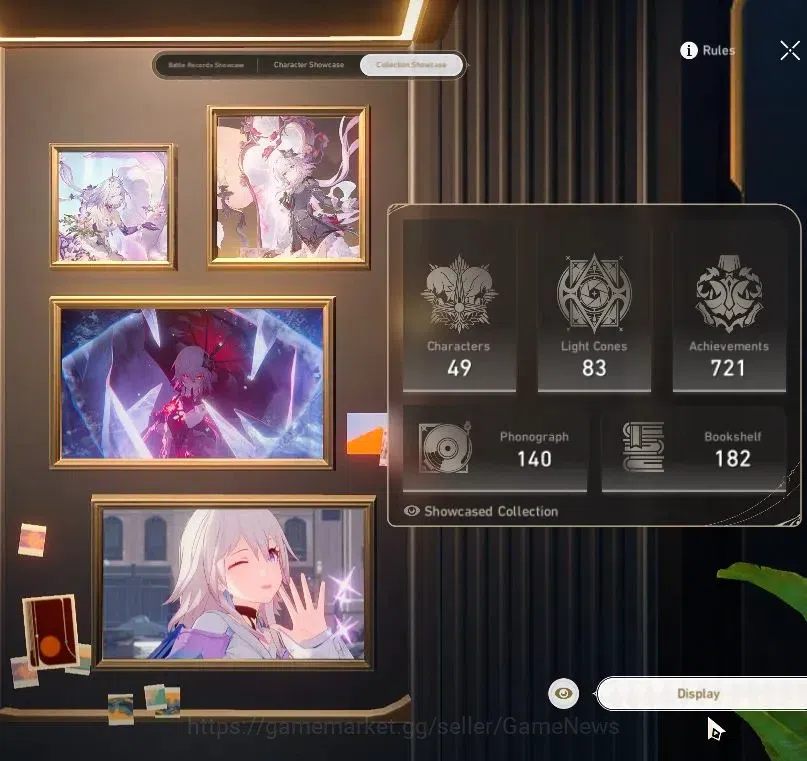 Honkai Star Rail Accounts Asia|TL 70|20 Limited|Triple DoT Team|SW Lv999+Sig image 3