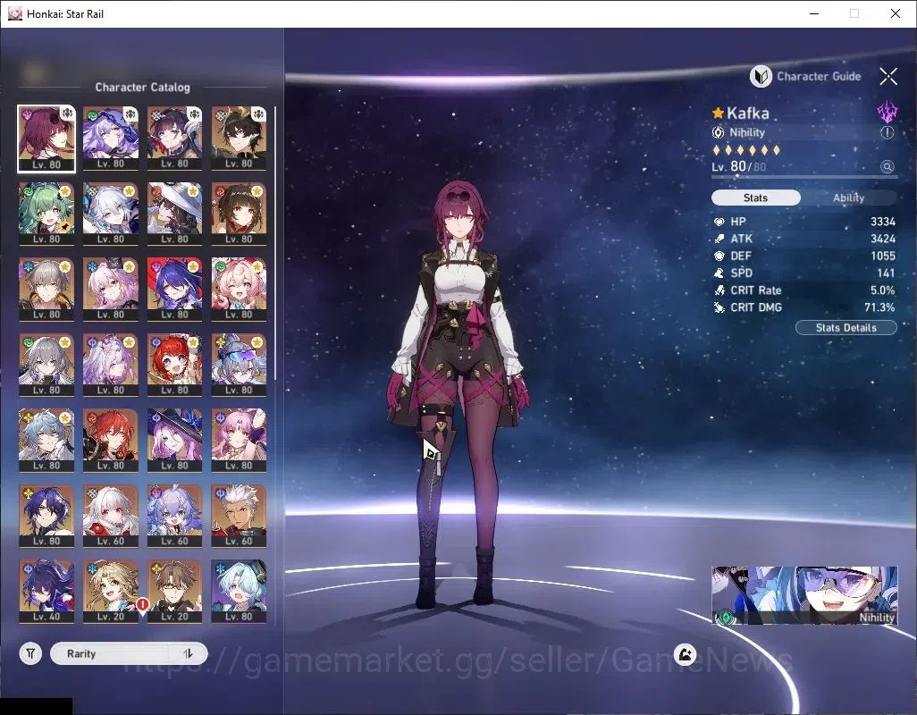 Honkai Star Rail Accounts Asia|TL 70|20 Limited|Triple DoT Team|SW Lv999+Sig image 4