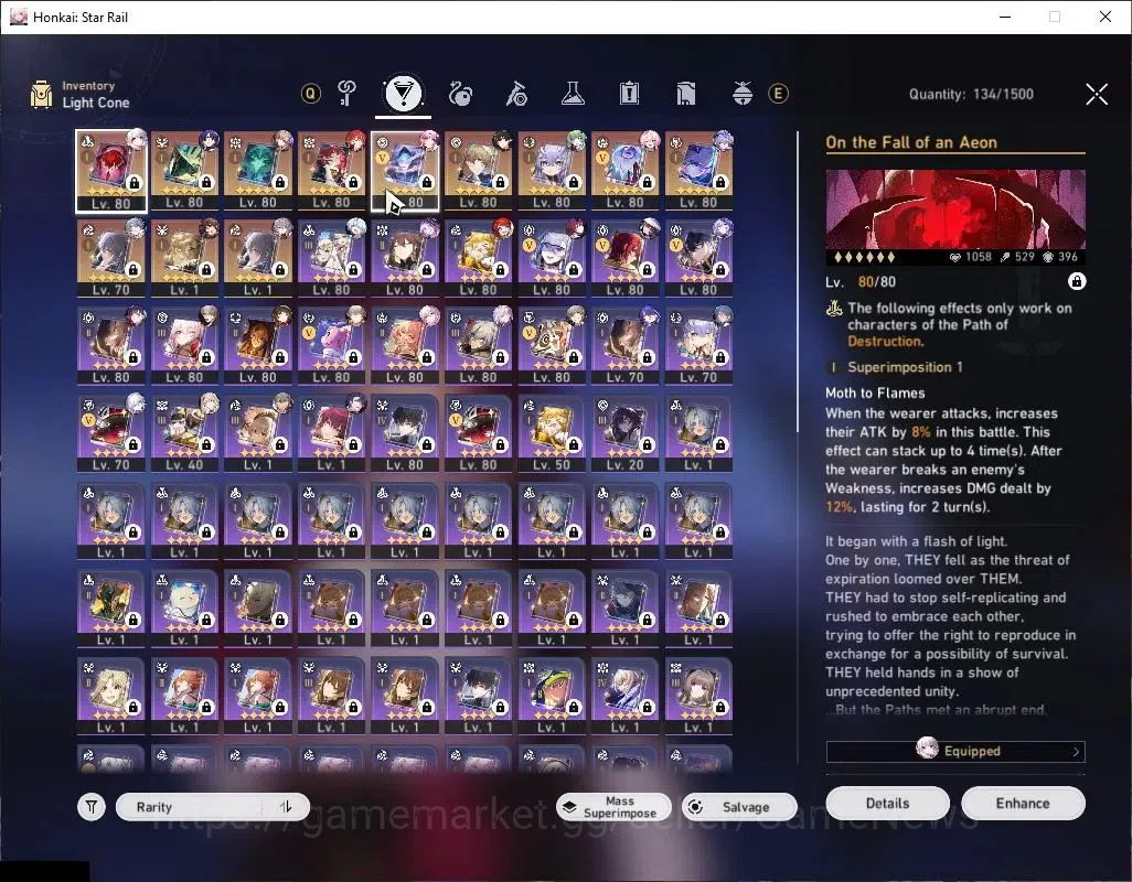 Honkai Star Rail Accounts Asia|TL 70|20 Limited|Triple DoT Team|SW Lv999+Sig image 9