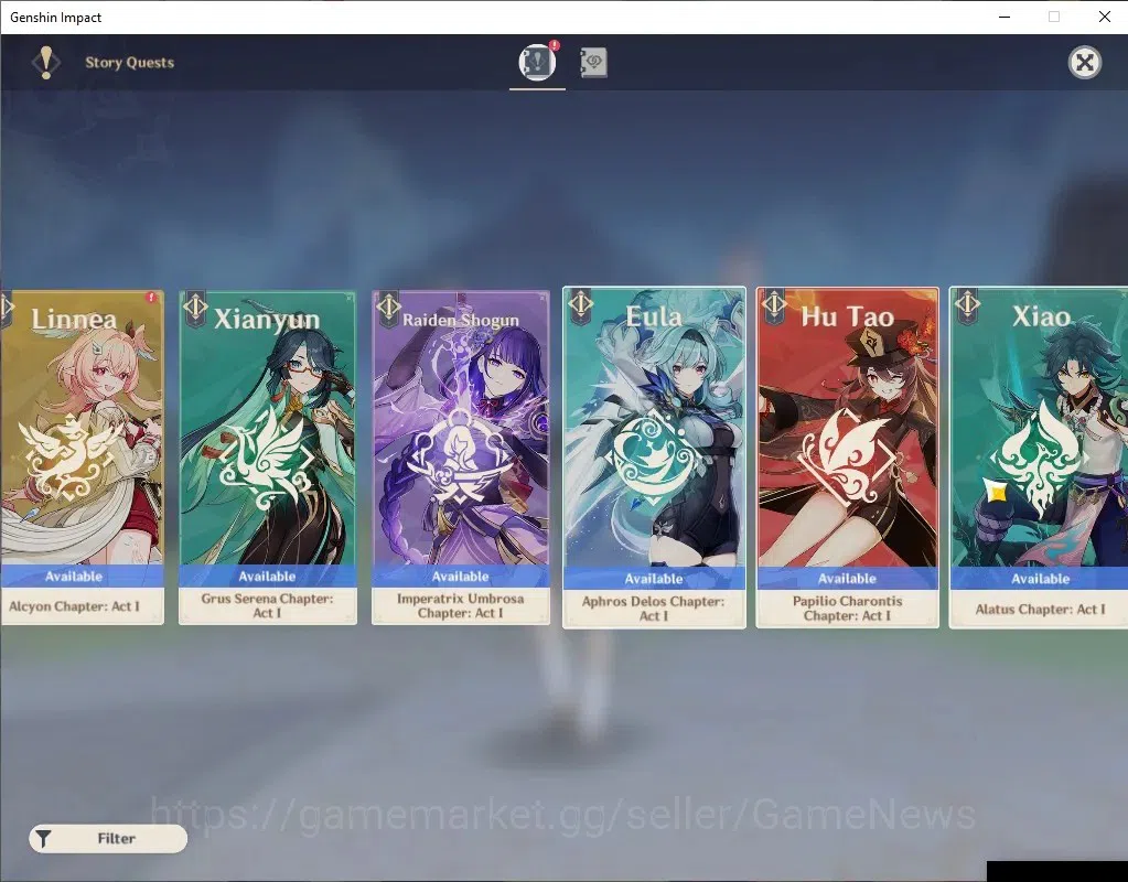 Genshin Impact Accounts Asia |AR 55 |2 Limit +3(*5WEP) |FurinaC1+Sign,Flin image 17