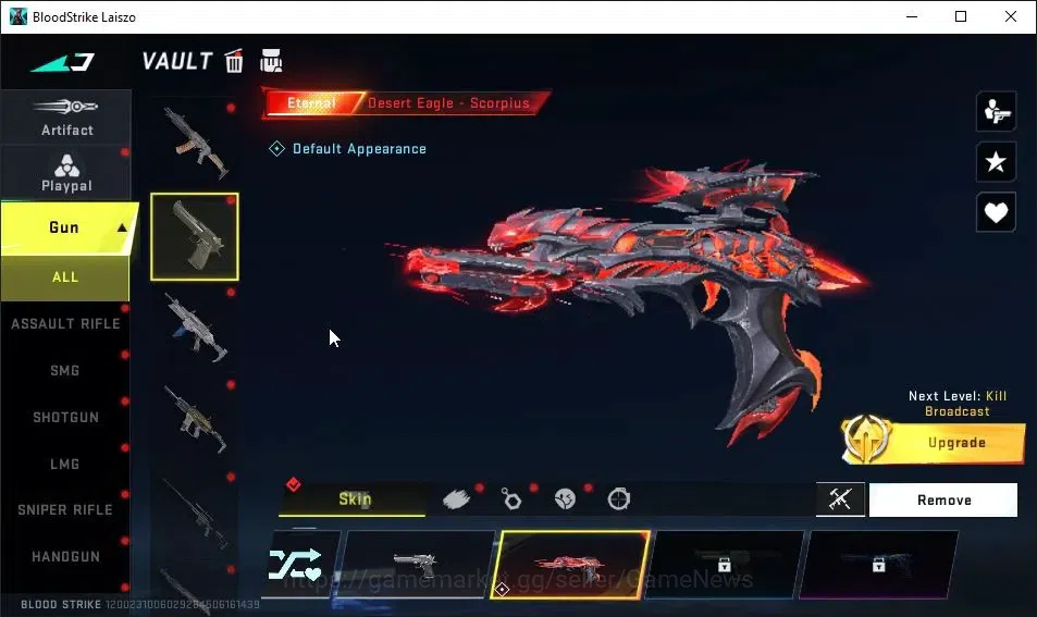 Blood Strike Accounts ASIA|ETERNAL DEagle|Melee ULTRA Kukri|9 ULTRA|Coll image 11