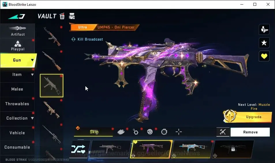 Blood Strike Accounts ASIA|ETERNAL DEagle|Melee ULTRA Kukri|9 ULTRA|Coll image 17