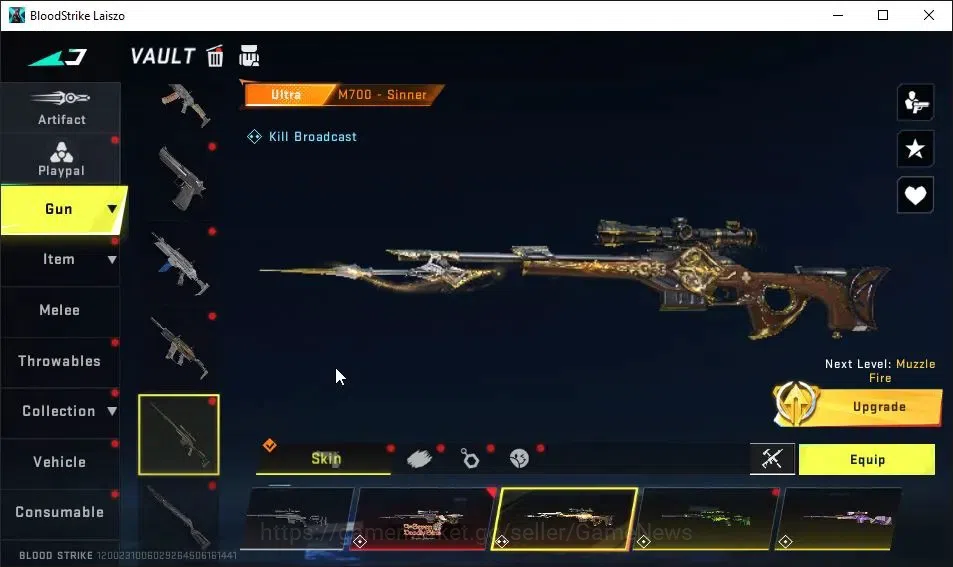 Blood Strike Accounts ASIA|ETERNAL DEagle|Melee ULTRA Kukri|9 ULTRA|Coll image 19