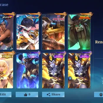 Mobile Legends: Bang Bang Accounts Others Global|130H 222S|Renowned|Aspirant Ruby|Prime Beatrix|KungFuPanda