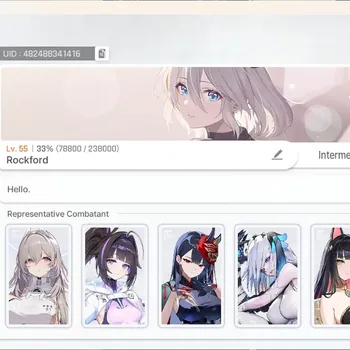 Chaos Zero Nightmare Accounts Global|Lv.55|11 SSR [Sereniel EM4]+Sign,Narja EM1,Chizuru EM1,Hugo EM1,Rita,Etc|Crystals