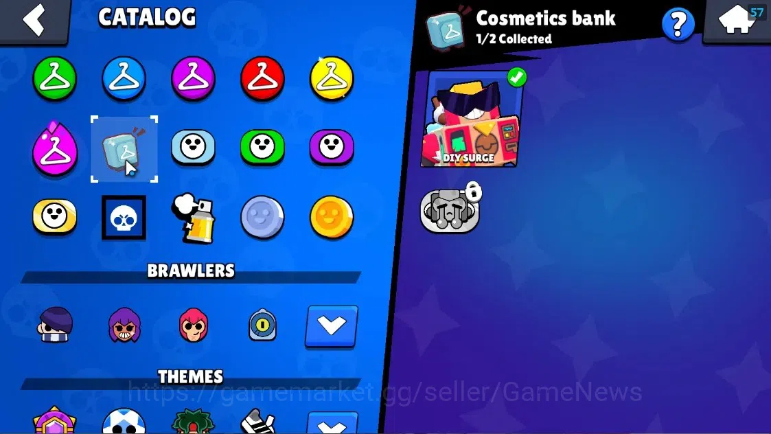 Brawl Stars Accounts 874 Trophy|13 Brawlers 1 Max Lvl Full Buffies Edgar|8444 Bling|1 Epic [El Rey Primo],1 Super Rare 12