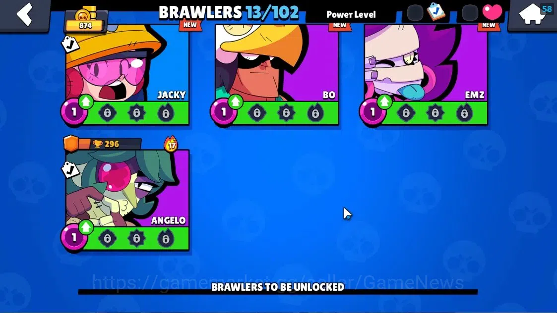 Brawl Stars Accounts 874 Trophy|13 Brawlers 1 Max Lvl Full Buffies Edgar|8444 Bling|1 Epic [El Rey Primo],1 Super Rare 9