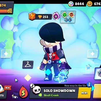 Brawl Stars Accounts 874 Trophy|13 Brawlers 1 Max Lvl Full Buffies Edgar|8444 Bling|1 Epic [El Rey Primo],1 Super Rare