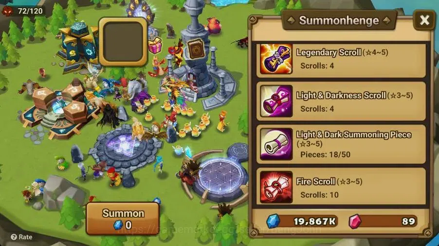 Summoners War: Sky Arena Accounts Starter GLOBAL | NB 5 TESHAR,Starter Gacha 115 12Y+160 11Y Scrool, 3 Legendary All 4