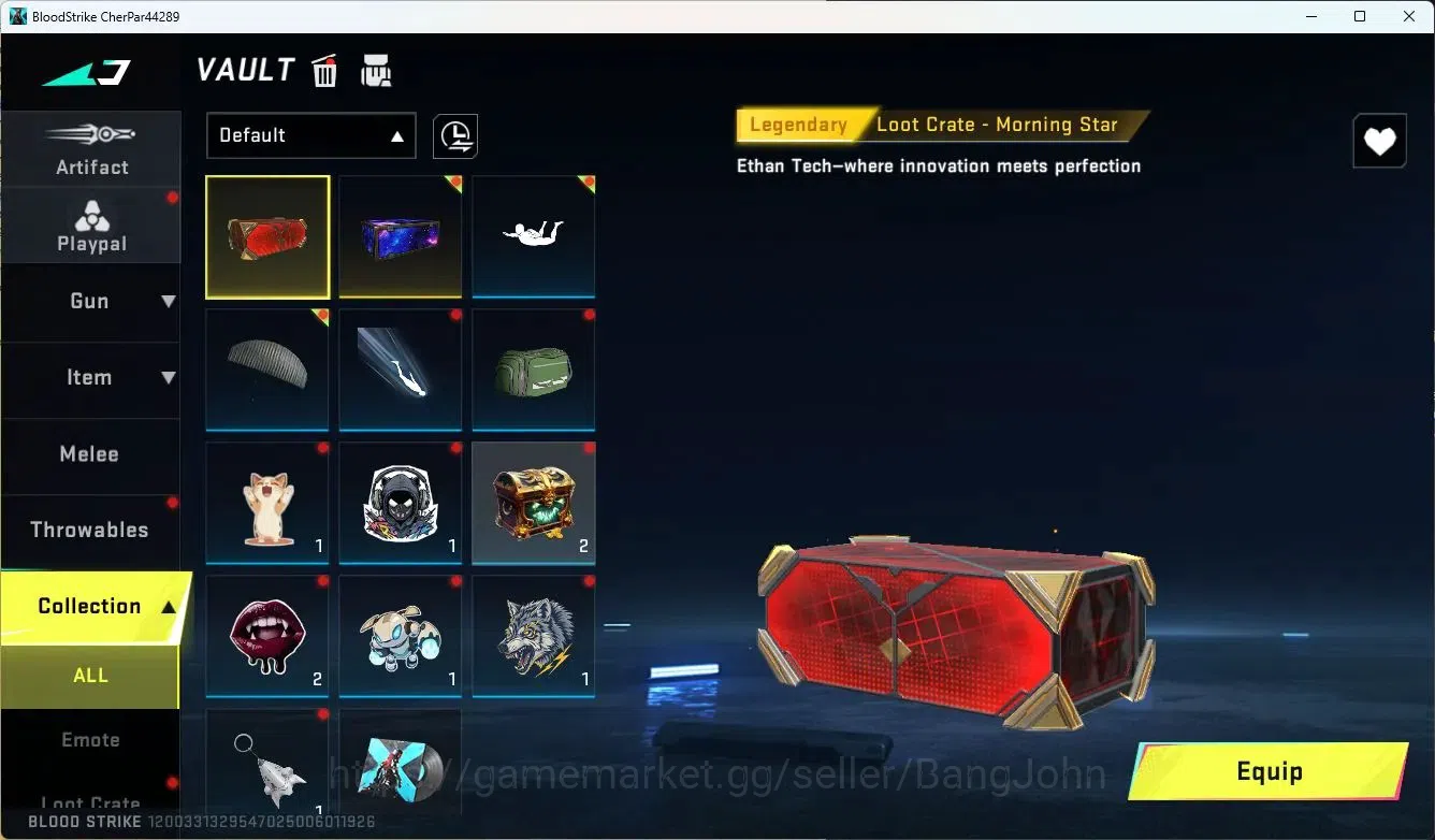 Blood Strike Accounts ASIA | ETHAN Eternal Striker|AOT KAG-6 Gun|M4A1 Ul image 2