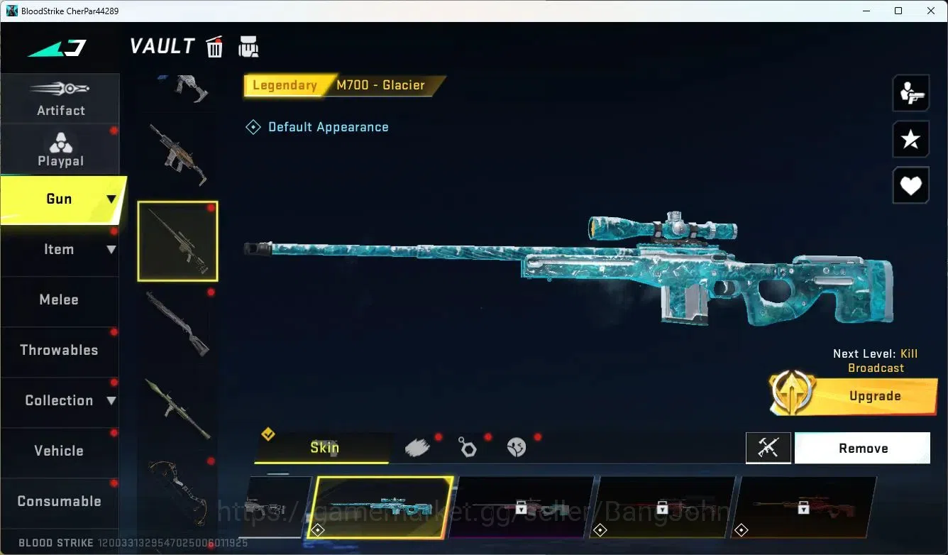 Blood Strike Accounts ASIA | ETHAN Eternal Striker|AOT KAG-6 Gun|M4A1 Ul image 4