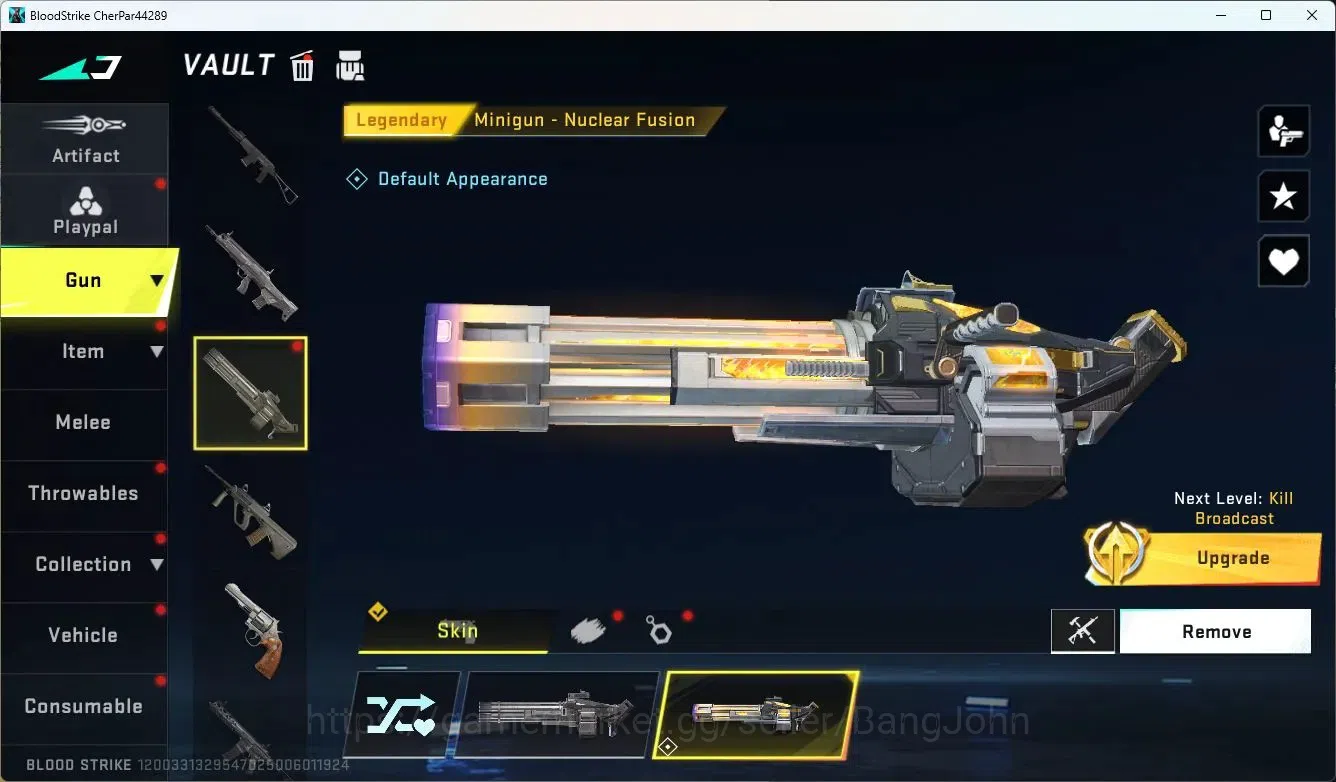 Blood Strike Accounts ASIA | ETHAN Eternal Striker|AOT KAG-6 Gun|M4A1 Ul image 5