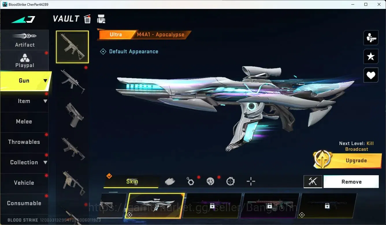 Blood Strike Accounts ASIA | ETHAN Eternal Striker|AOT KAG-6 Gun|M4A1 Ul image 7