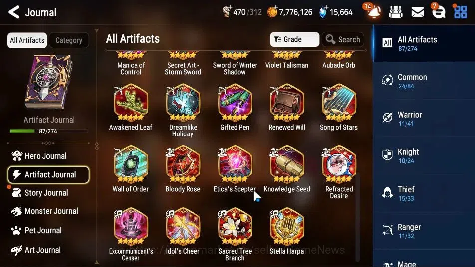 Epic Seven Accounts High-End GLOBAL Unverif|New Era|16 ML(Shepherd ot Dark Diene,SN Yulha,RnL,BArunka)|PoH ON|15K 13