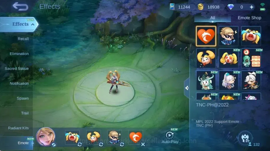 Mobile Legends: Bang Bang Accounts Global|Skin 399|Exalted|Legend Lunox,EXO Kagura,SV image 14