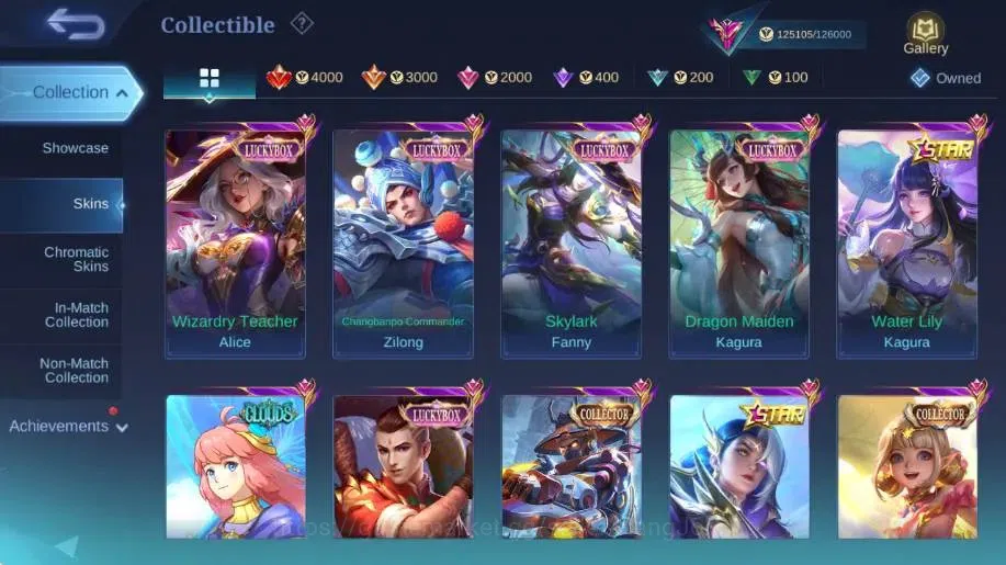 Mobile Legends: Bang Bang Accounts Global|Skin 399|Exalted|Legend Lunox,EXO Kagura,SV image 8