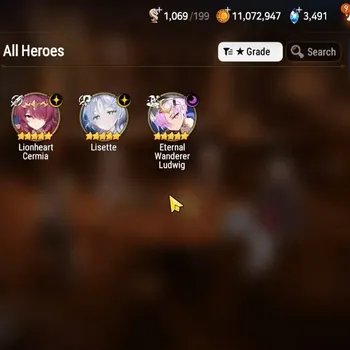Epic Seven Accounts High-End GLOBAL UnVerif|NewEra| 3 ML (Lisette,Lionheart  Cermia,EW Ludwig)+Schniel,Sez,Etc|450MM+14,2K