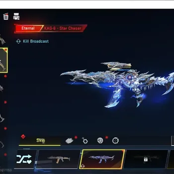 Blood Strike Accounts Collab Skin ASIA|ETERNAL KAG-6 Star Chaser Lv2|Collab Hank Iguana|3 Ultra Galil Knight,FAL