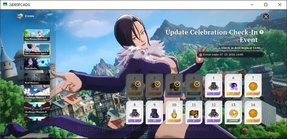 The Seven Deadly Sins: Origin Accounts SEA|Lv 2|Starter 3 SSR [Merlin,Guila,Elaine]| 5 SR image 10