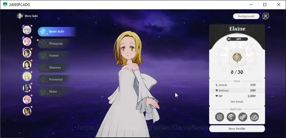The Seven Deadly Sins: Origin Accounts SEA|Lv 2|Starter 3 SSR [Merlin,Guila,Elaine]| 5 SR image 7