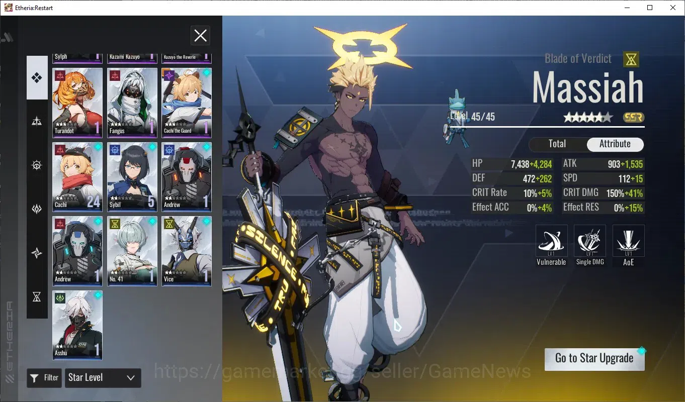 Etheria: Restart Accounts GLOBAL-S25|Lv26|11 SSR[Lian,Massiah,Kloss,Lilith,L image 6