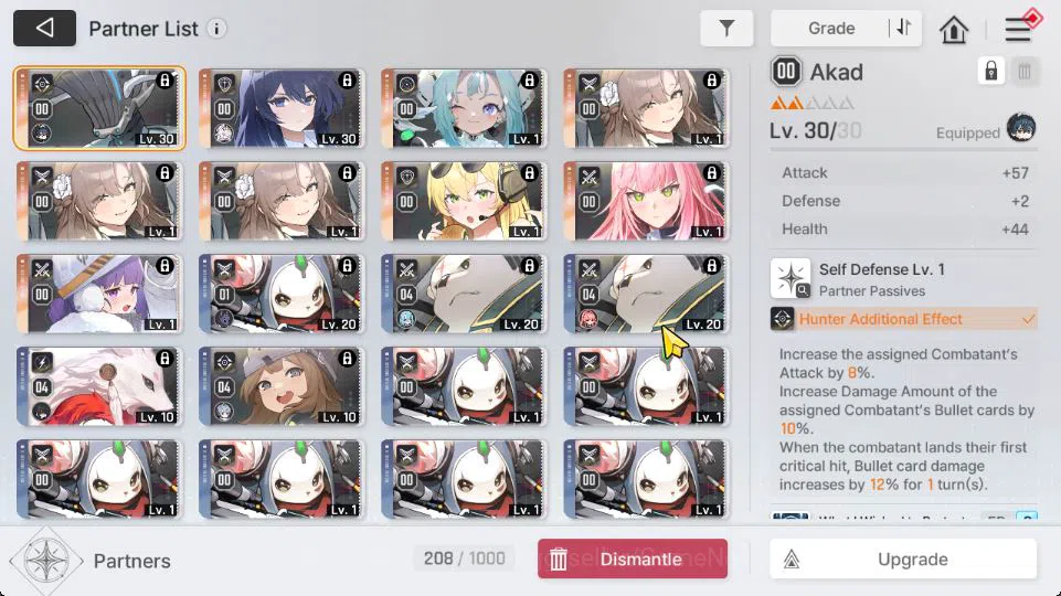 Chaos Zero Nightmare Accounts Global Lv 30|4 SSR [Nine,Mei Lin,Luke,Hugo] + 11SR image 5