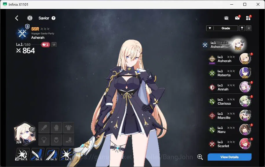 StarSavior Accounts ASIA| Starter Lv 1|6K Gems| 3 SSR Asherah + Robert image 4