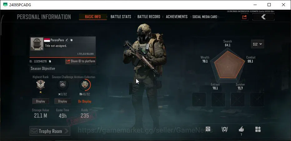 Arena Breakout Accounts MOBILE Lv30|SV 21M|CV 18M| AK-12 GM, VSS Crismon,  image 11