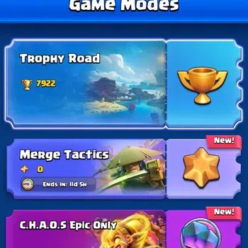 Clash Royale Accounts Others Trophy 7922|CL 995|KTL 12|107 Cards|4 Champ|2 Hero |9 Evo|416 Gems|Arena 20|Proteck