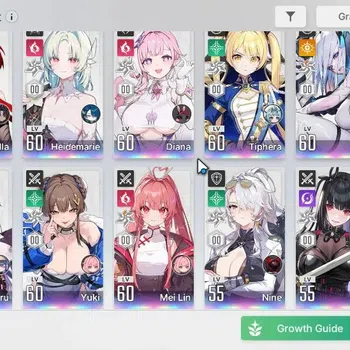 Chaos Zero Nightmare Accounts ASIA Well Save Data|Lvl 56|21 SSR (SerenielM2,ChizuruM2,Arabella,Heidemarie, Etc)+Sign|1