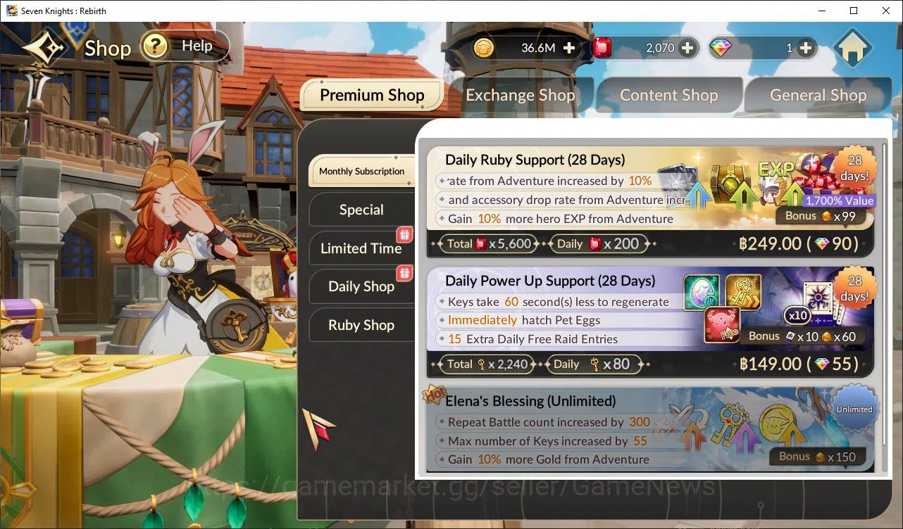 Seven Knights Re:Birth Accounts GlobalSEA|Full Ex-7k[MeliaTC1,JuriTC1,RosieTC1,Fai image 6