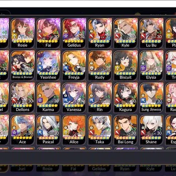 Seven Knights Re:Birth Accounts GlobalSEA|Full Ex-7k[MeliaTC1,JuriTC1,RosieTC1,Fai image 1