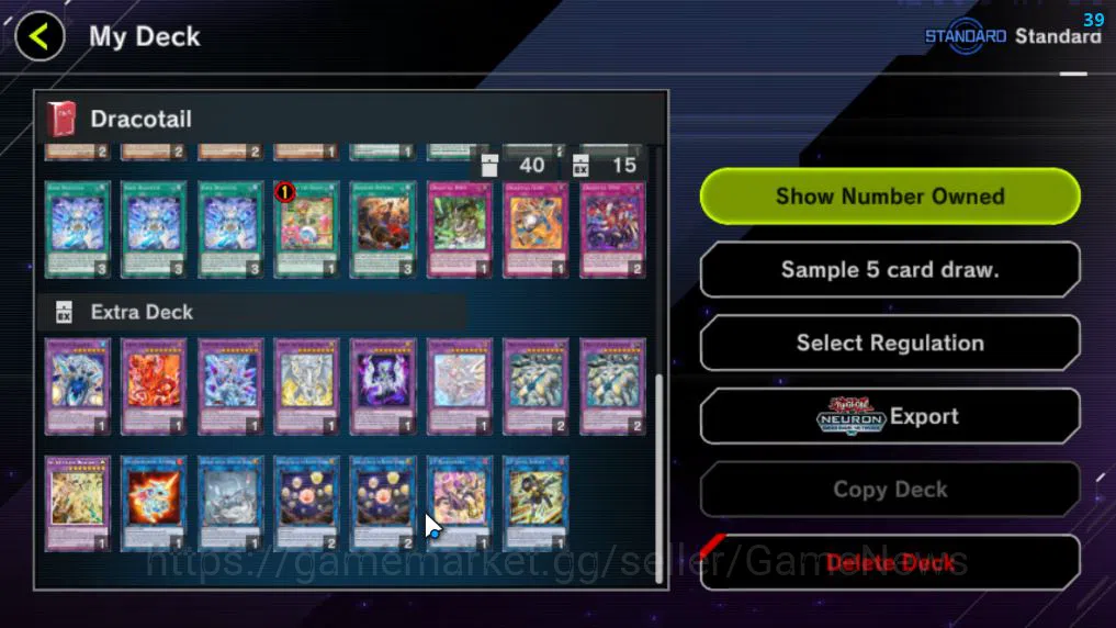 Yu-Gi-Oh! Master Duel Accounts Lv 18 | 20 Deck |VSK9,DragonMaid,Dracotail,Yummys, image 8