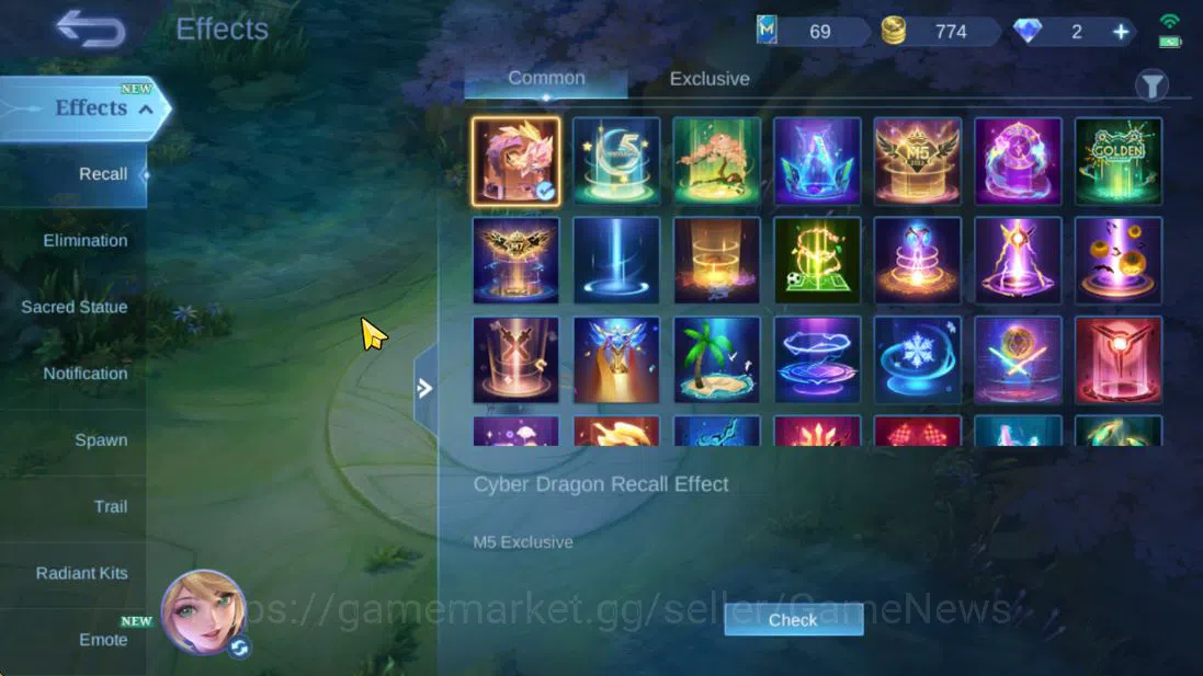 Mobile Legends: Bang Bang Accounts Hero 131|Skin 204|High Glory 96|Sanrio Floryn,CC[Y image 11